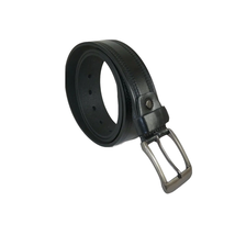 Men NORTH WOODS VALENTINI Leather Belt Casual Dress NW31 Black image 2