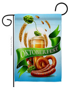 It Oktoberfest Garden Flag 13 X 18.5 Double-Sided Beer House Banner - £15.96 GBP