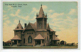 M E Church Polk Street South Amarillo Texas 1910c postcard - £5.01 GBP