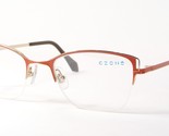C-ZONE X2278 25 Gebrannte Orange/Gold Einzigartig Brille Czone 48-19-135mm - $86.14