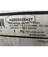 H200X025H2T ThermTrans Heatshrink Tubing LABEL Mil Grade Polyolefin  2.0... - $2,715.95 MXN