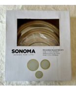 SONOMA 3 PC Mirrored Wall/Table Accent Set - NEW! - €20,19 EUR