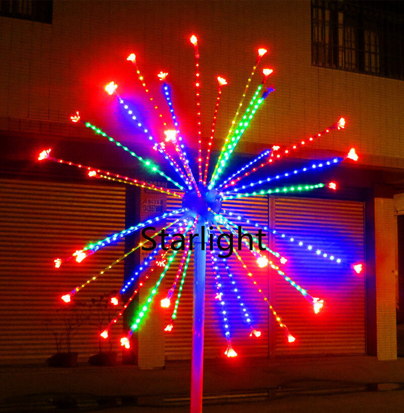6.5ft/2m Outdoor LED Fireworks Light Holiday Home Decor Red+Blue+Green+Yellow - $394.42