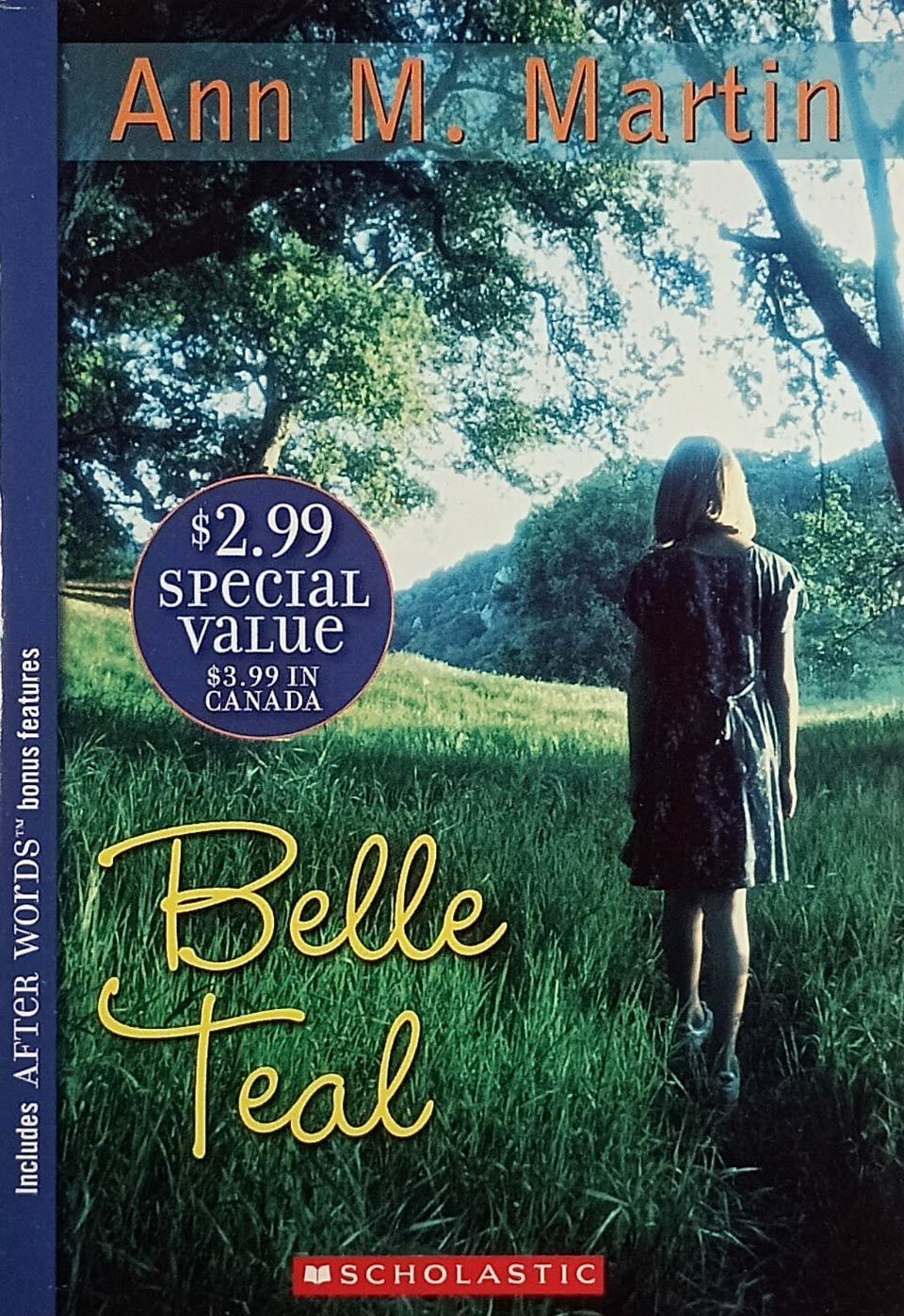 Belle Teal by Ann M. Martin / 2001 Scholastic Paperback Juvenile Historical - $1.13