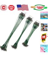 Durable 60-Piece Fishing Wire Leaders Set with Swivels - Perfect for All... - $29.22 CAD