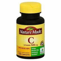 BestBy07/27 Nature Made Vitamin C 500mg with Rose Hips 130 Caplets Immune - $5.13 BestBy07/27 Nature Made Vitamin C 500mg with Rose Hips 130 Caplets Immune - $5.13