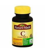 BestBy07/27 Nature Made Vitamin C 500mg with Rose Hips 130 Caplets Immune - $95.14 MXN