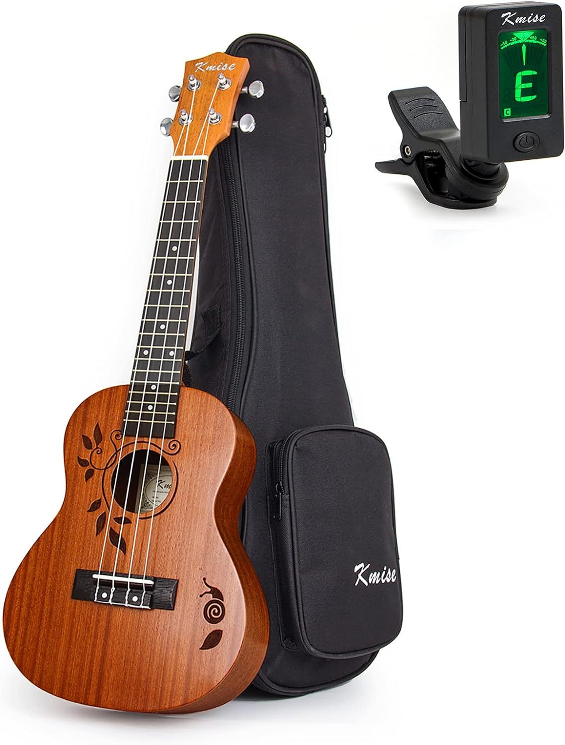 Kmise Concert Ukulele Uke Acoustic Hawaiian Guitar 23 Inch 18 Frets Maha... - $70.99
