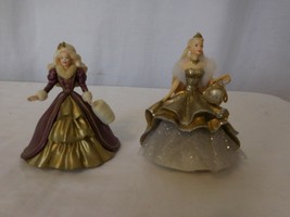 Hallmark Holiday Barbie Victorian Ornament 4th n Series Maroon and Gold ... - $7.94