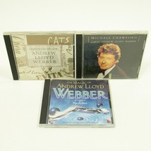 Andrew Lloyd Webber Michael Crawford CD Lot  Phantom of the Opera Cats Evita - $5.81