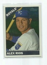 Alex Rios (Kansas City) 2015 Topps Heritage Chrome Parallel Card #524 &amp; #252/999 - £4.69 GBP