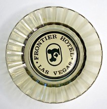 Frontier Hotel Ashtray Las Vegas Smoked Glass PB182-7 - £8.64 GBP