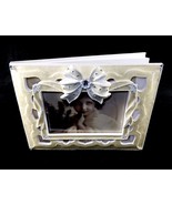Keepsake Guest Book, &quot;Elegant Bow&quot; Polyresin Cover, 1000 Name Entries, #... - £11.57 GBP