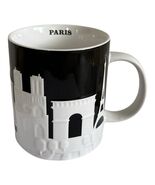 Starbucks Paris Relief Coffee Mug Black White 16 oz New SKU - $85.63 CAD