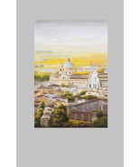Cuadro de Asís. Asís pintado al óleo. Pintura al óleo de Asís en Italia.  - $389.79 CAD