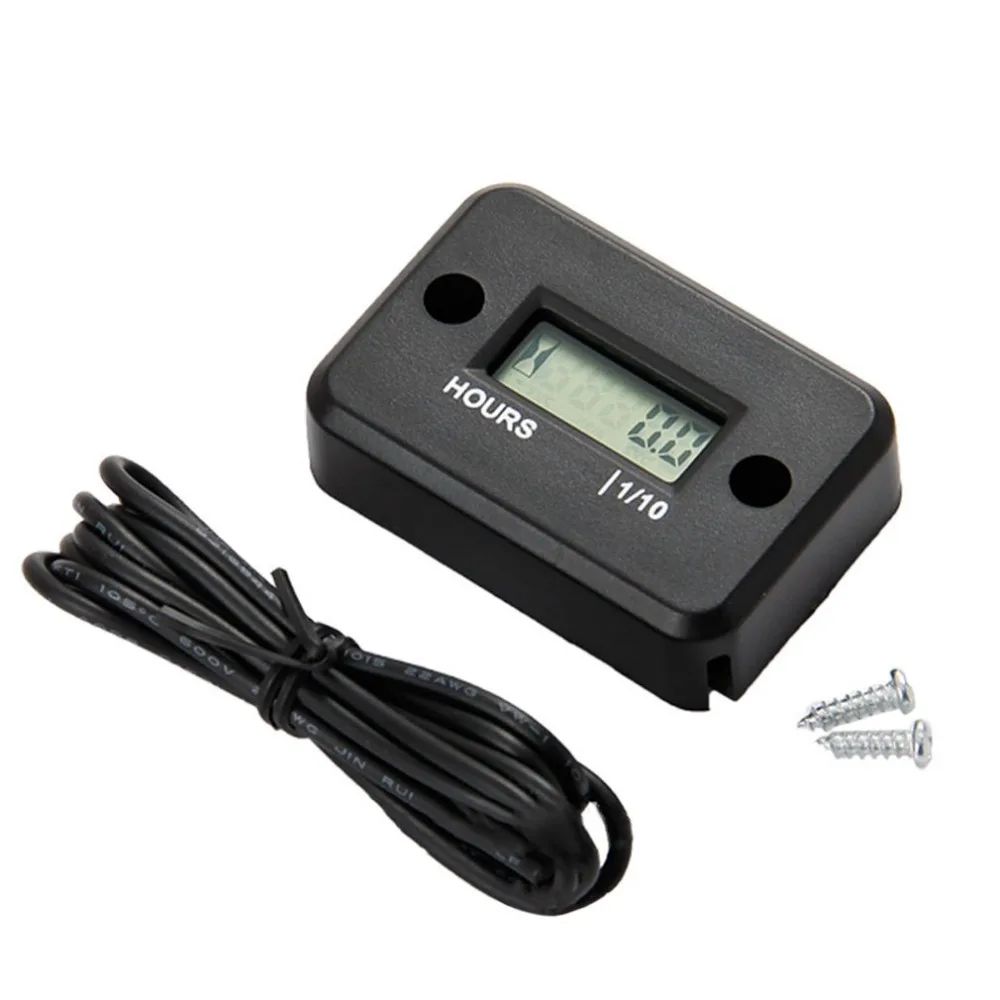 Waterproof Digital Tachometer Counter Hour Meter For Marine ATV Snowmobile Motor - £11.47 GBP+