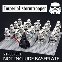 21pcs/set Imperial Stormtroper and Darth Vader Leader Star Wars Minifigures - £26.36 GBP
