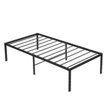 Twin Heavy Duty Metal Bed Frame - Quick Assembly, Stable Support Black - $81.99