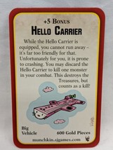 Munchkin Apocalypse Hello Carrier Promo Card - £13.97 GBP