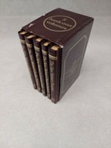 New Websters Deluxe Desk Reference Library Set 5 Vintage Books Dictionary  - £19.31 GBP