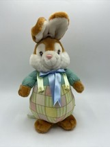 Bloomer Bunny 12&quot; 1989 American Greetings Rabbit Plush Easter Gift Vintage Tags - £8.48 GBP