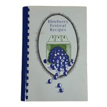 Vtg 1980&#39;s Oregon Blueberry Festival Cookbook Recipes Muffins Breads Cak... - $9.50