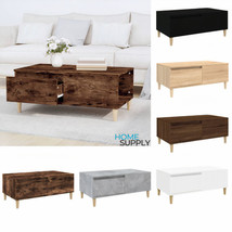 Modern Wooden Rectangular Living Room Coffee Table With Storage Drawer Tables - £51.62 GBP+