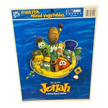 2002 VeggieTales Big Idea Jonah Movie “Fresh Fish Mixed Vegetables” Tray... - £9.38 GBP