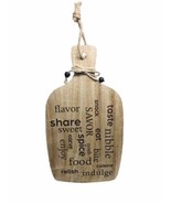 Hanging Wood Sign &quot;Taste Nibble Snack Eat Bite Savor Spicy Share Food/En... - $27.00 CAD