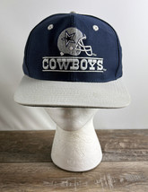 Dallas Cowboys Eastport Snapback Baseball Hat - Team NFL Blue Silver Vintag - £19.66 GBP