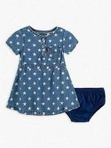 Levis Baby Girls Printed Denim Dress-18M/Medium Blue - £19.67 GBP