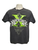 Vintage WWE D Generation X Anytime Anyplace Anywhere Banned Mens M Gray TShirt - £17.42 GBP