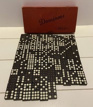 Vintage Black Dominoes White Dots The Embossing Company USA - $24.78