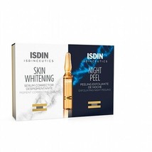 ISDIN Isdinceutics Whiting Serum &amp; Exfoliating Night Peel 20 Ampoules 2ml - £67.15 GBP