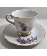 Vintage Viletta Fine Bone China Cup &amp; Saucer Made in USA Mother 1977 - $346.64 MXN