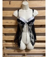 Flora&#39;s Follies Black Lingerie Teddy Lace Padded Bra Woman&#39;s Size Medium KG - $20.36 CAD
