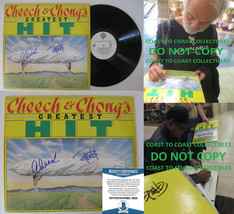 Cheech and Chong signed Greatest Hit album vinyl record exact Proof Beckett COA - £236.85 GBP