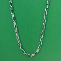 Titanium Steel Link Chain Necklace for Men Women,Punk Hip Hop Necklace - £10.27 GBP