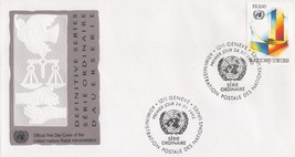 ZAYIX - United Nations FDC 3f Definitive Issue Geneva cachet 031823-SM54 - £1.57 GBP