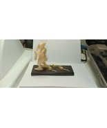 Vintage Pied Piper of Hamelin Figurine with rats. 3&quot; x 2-1/4&quot; x 1&quot;. - $18.21 CAD