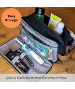 Toiletry Travel Bag Set w/ Waterproof Laundry Shoe Bag &amp; Reusable Bottle... - $19.79