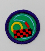 Vintage Girl Scout Junior Badge Toymaker Purple Boarder - £2.77 GBP