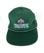 Amoco Polymers Carbon Fibers Alpharetta GA 1997 Hat Cap Trucker Green Ad... - $19.00