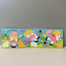 Vintage Sandylion Nursery Rhymes Little Miss Muffet Stickers - £11.81 GBP