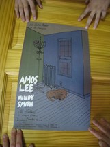 Amos Lee Poster Fillmore Mindy Smith Dog On Floor December 7 2006 - $67.49