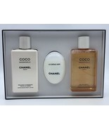Chanel COCO MADEMOISELLE Shower Gel 6.8+ Body Lotion 6.8oz + Hand Cream ... - £114.02 GBP