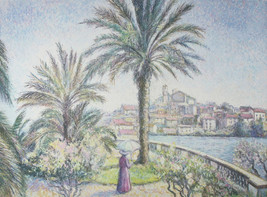 &quot;La Palme du Jardin Catherina a Cannes&quot; By H Claude Pissarro Signed Silkscreen - £1,267.81 GBP