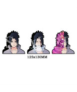 Naruto Shippuden Sasuke Uchiha 3D Lenticular Motion Car Sticker Decal Pe... - $129.72 MXN