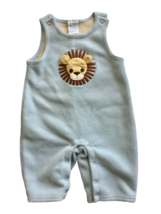 Vintage Gymboree Baby Boy Overall One Piece Romper Size 0-3 Months Lion Theme - £10.19 GBP