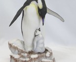 Lenox Nature Gentle Majesty Cozy Moment Porcelain Penguin Figurine Vinta... - $39.19